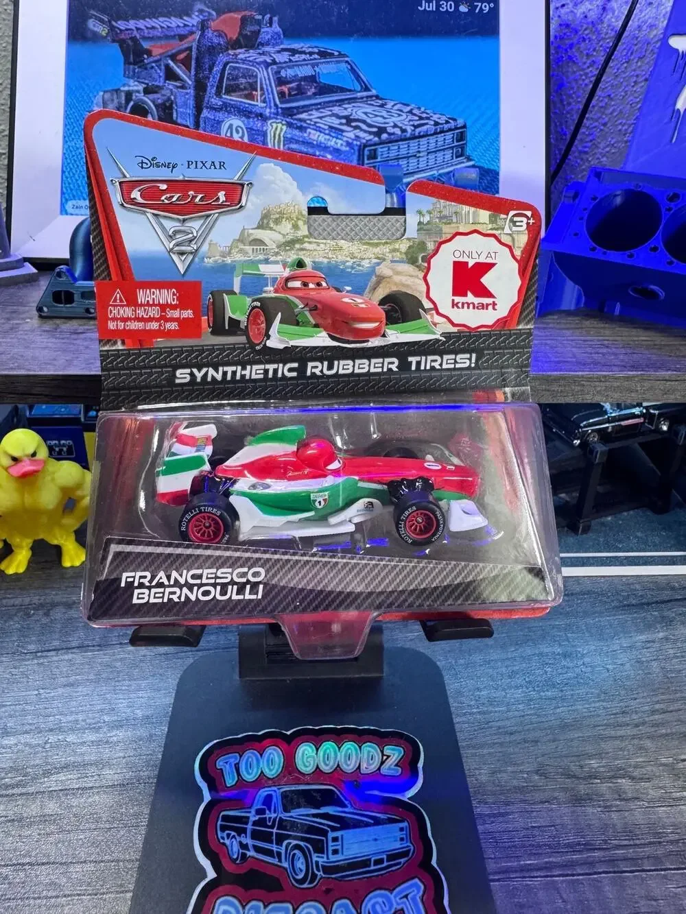 Disney Pixar Cars 2 Kmart exclusive Francesco Bernoulli